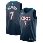 Maillot NBA Oklahoma City Thunder Chet Holmgren Nike 2025-26 City Edition Noir Swingman - Homme